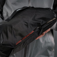 Detail shot of dry bag viewing window
